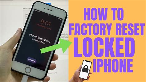 how to factory reset iphone when you are locked out